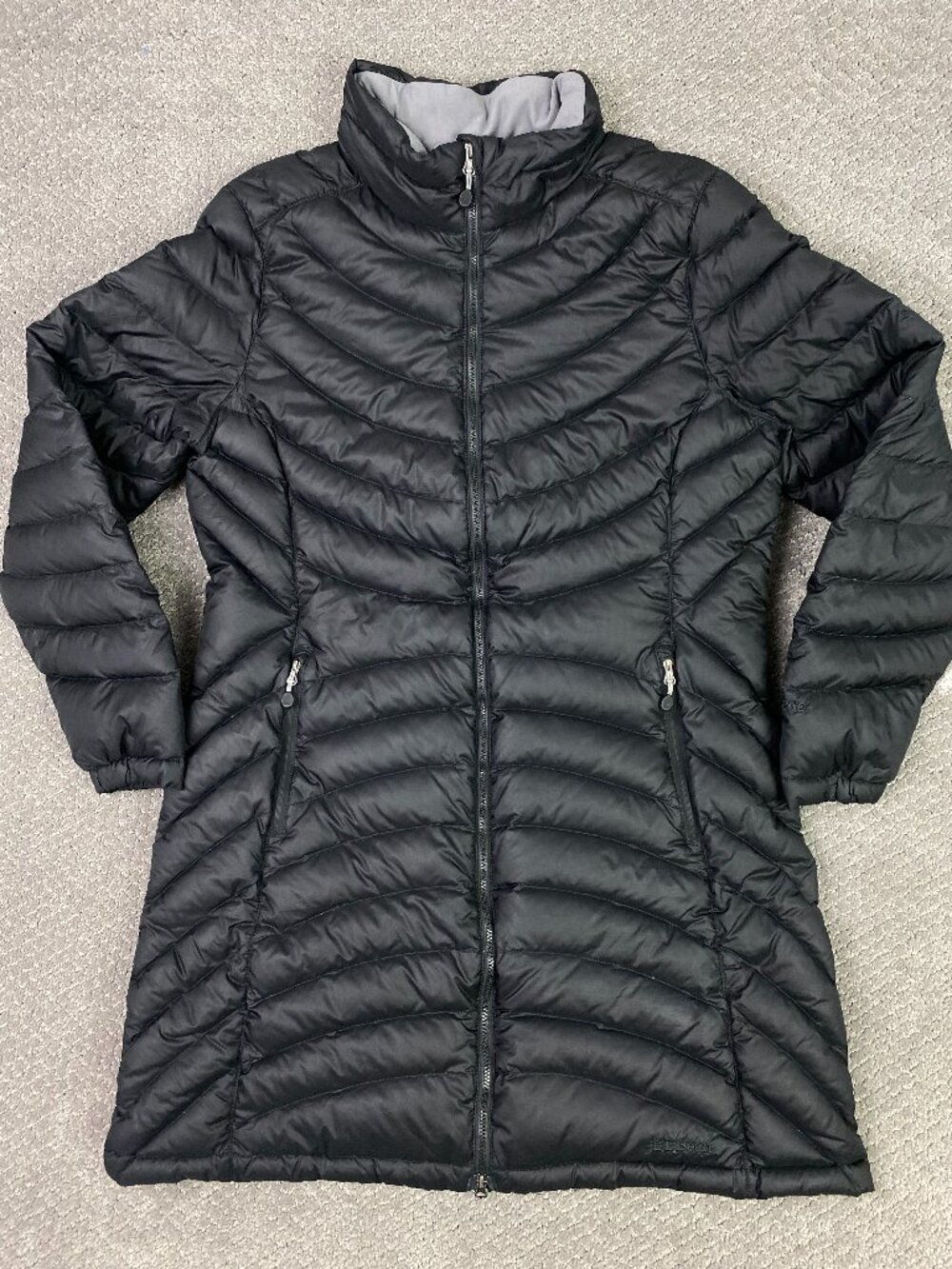 LL Bean Ultralight 850 Coat Jacket Womens Black Puffer Goose Down Downtek Tek